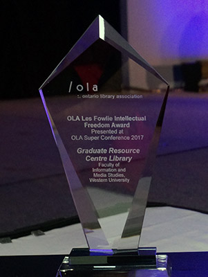 Les Fowlie Award for Intellectual Freedom
