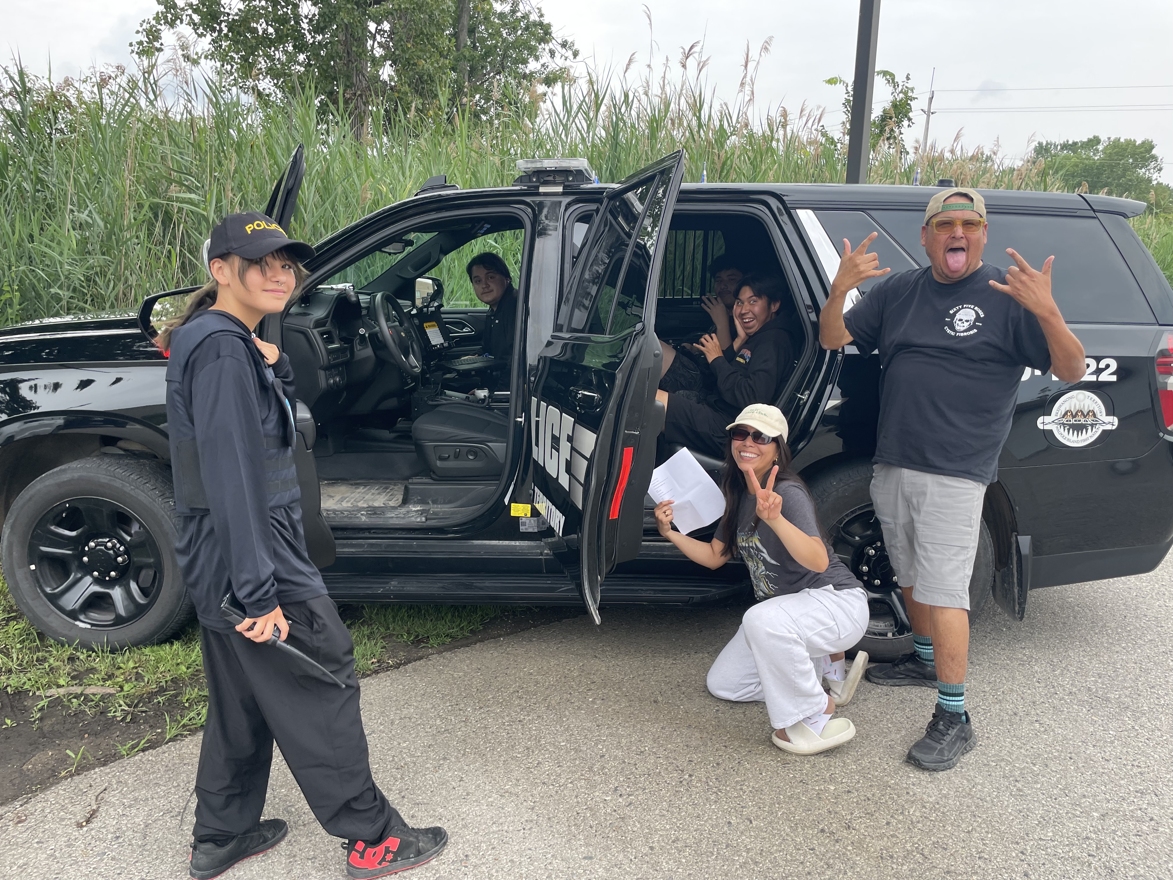 Behind the scenes of filming