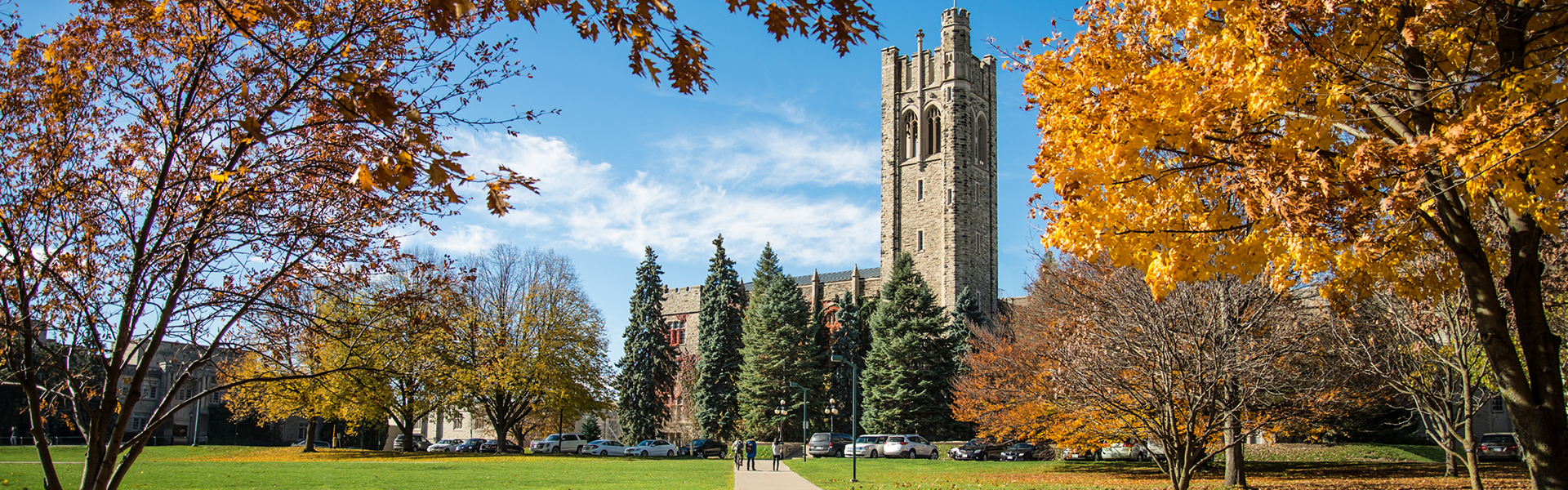 University College on Western University's campus in the Fall