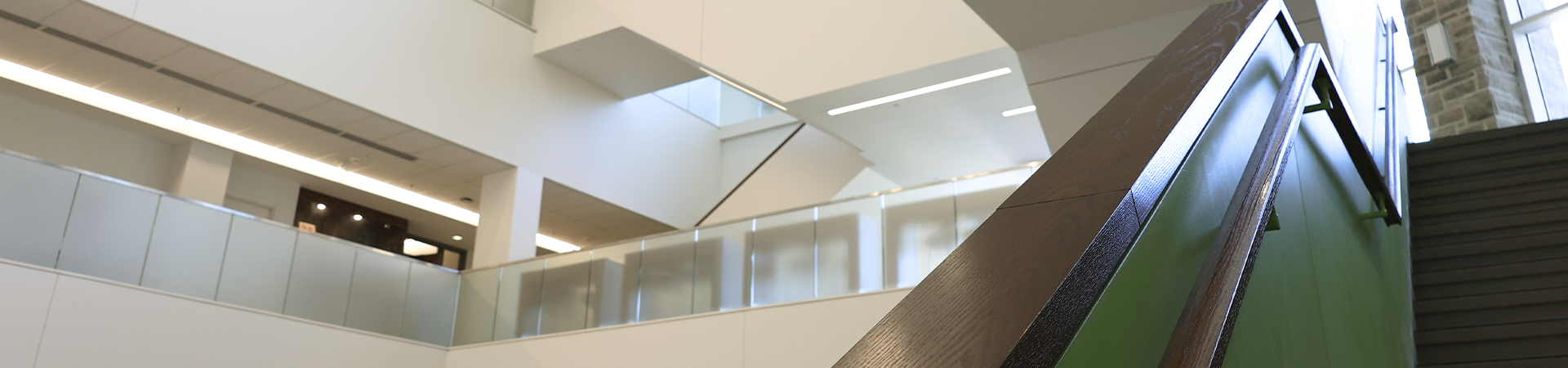 Staircase over looking the FIMS atrium