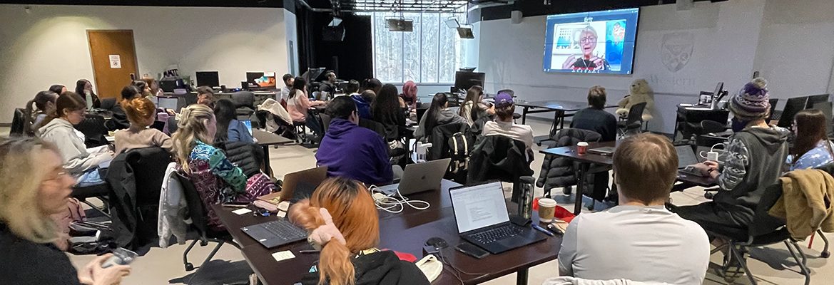 MMJC students attending a class in the Broadcast Studio
