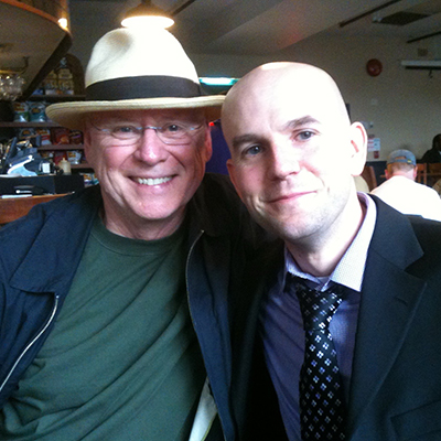 Bernie and Vincent Manzerolle, celebrating Vince’s defence in 2013.