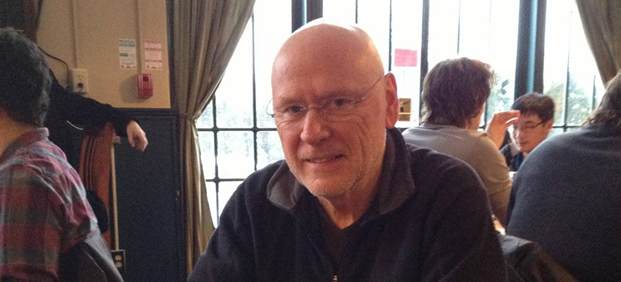 Bernd Frohmann in the Grad Club in 2012. Photo taken by Michael Daubs (PhD'11)