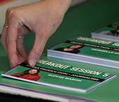 Careerchella speaker breakout cards featuring Sophie Baron.