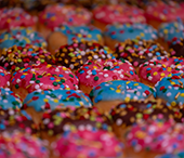 Mini donuts served at the Wave during Careerchella.