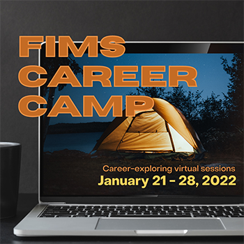 FIMS Career Camp Laptop Graphic