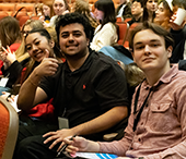 Audience during keynote presentation.