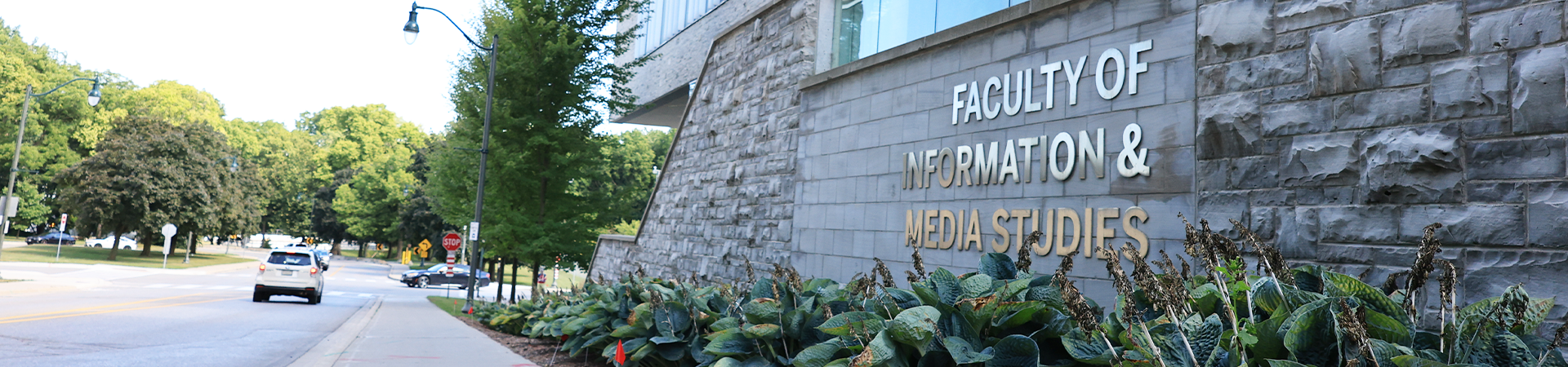 an exterior image of the FIMS and Nursing building.