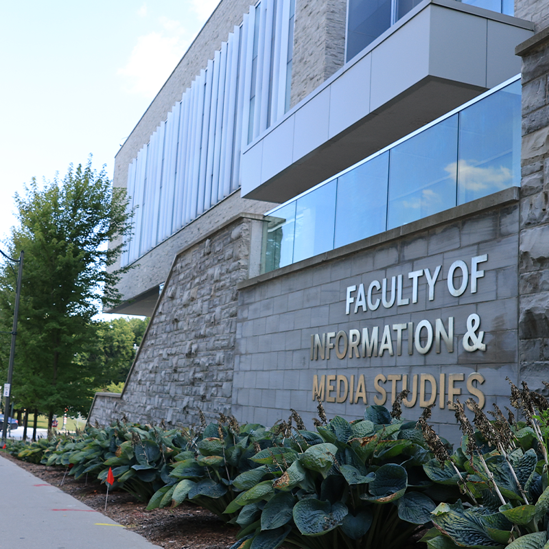 an exterior image of the FIMS and Nursing building.