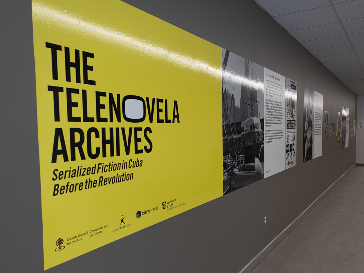 A snapshot of part of the exhibit display